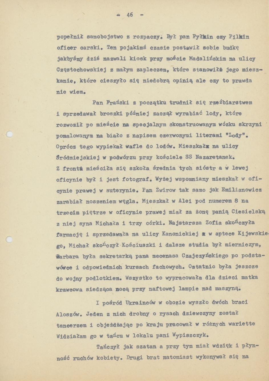 Pamiętnik rodziny i znajomych "Moi i ja i moje miasto", cz. 4