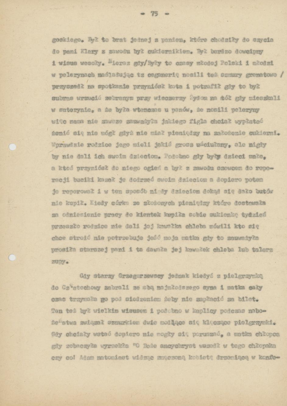 Pamiętnik Genowefy Górczyńskiej "Moi, ja i moje miasto", cz. 6