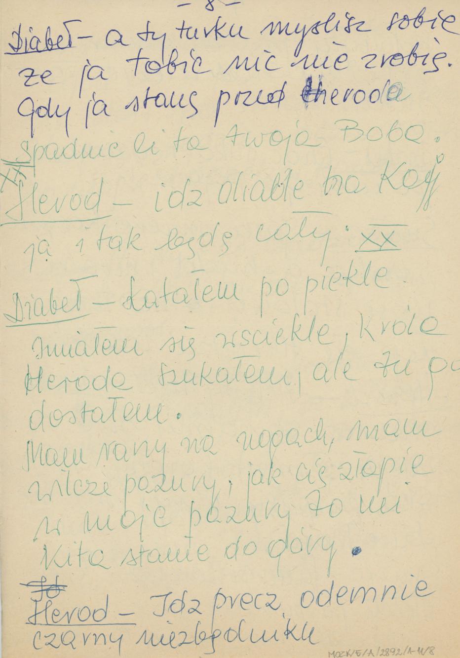 Herody - scenka z przedstawienia