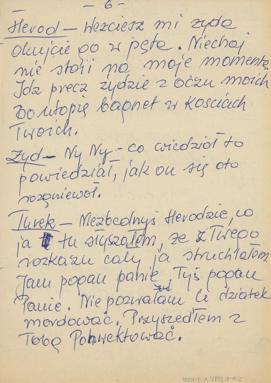 Herody - scenka z przedstawienia