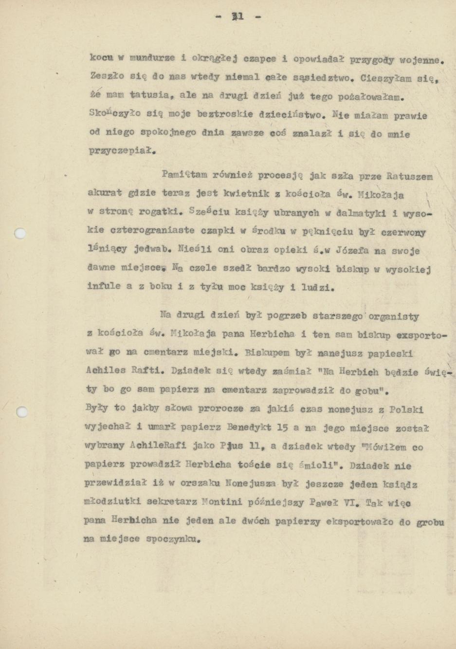 II część Pamiętnika rodzinnego i znajomych "Moi, ja i moje miasto", cz. 3