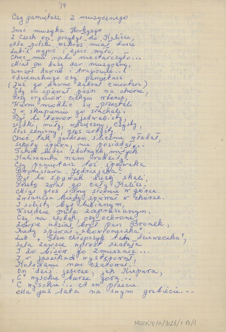 Czy pamiętasz - wiersz o Kaliszu