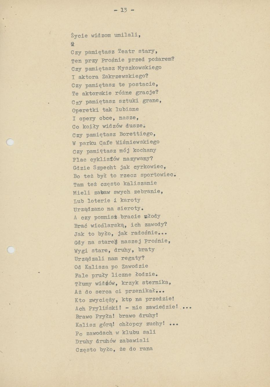 Stary Kalisz. Dzieje przeszłe wierszem, cz. 2