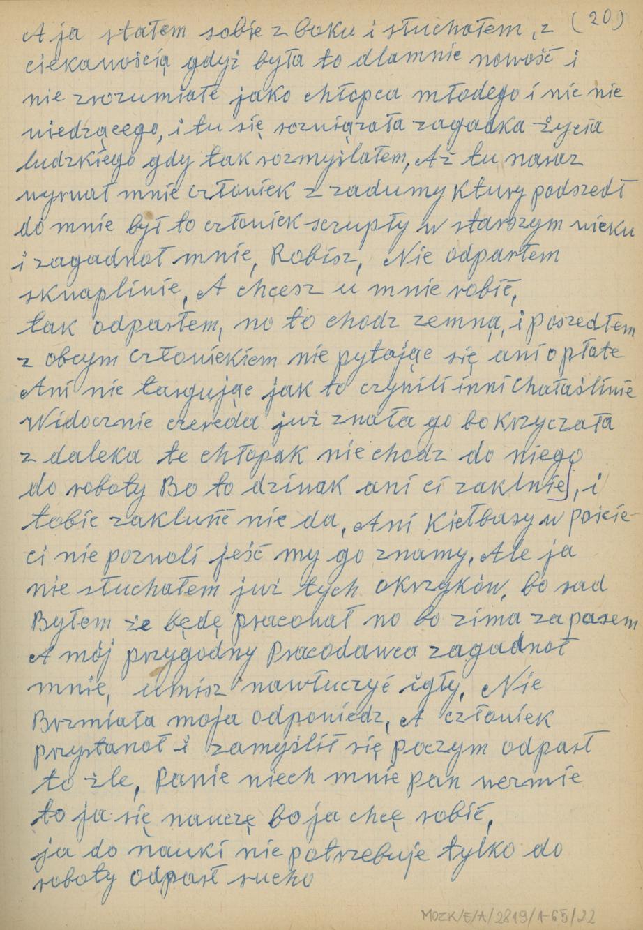 Mój pamiętnik oraz wspomnienia z moich młodych lat i z przeżyć z czasów I wojny światowej, cz. 2