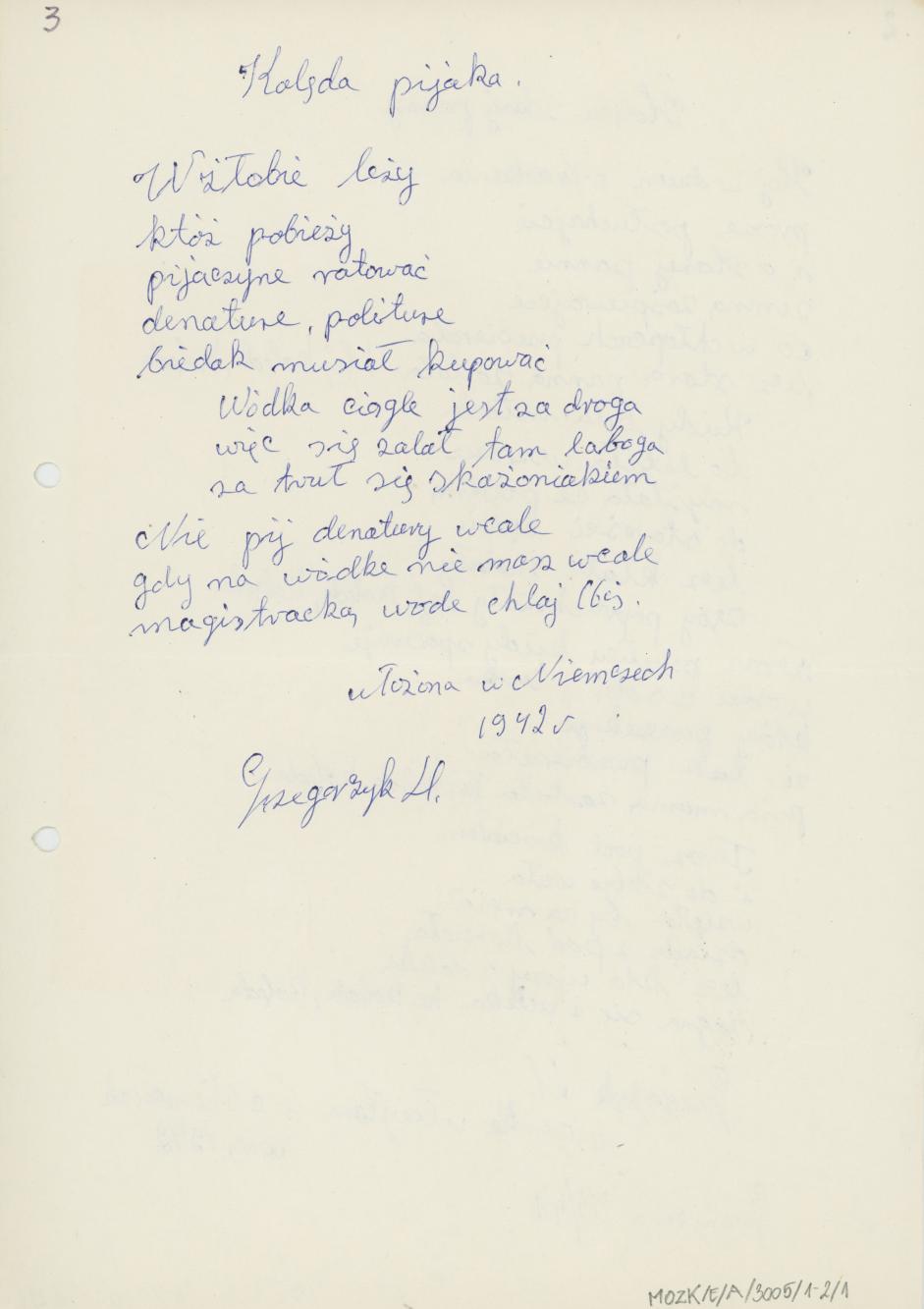 Kolęda pijaka, kolęda starej panny