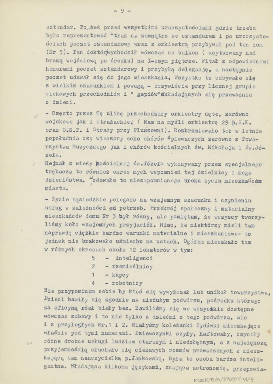 Moje dzieciństwo - wspomnienia z ulicy Babinej