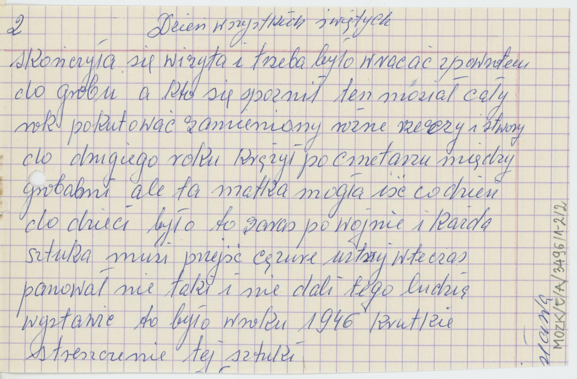 Dzień Wszystkich Świętych