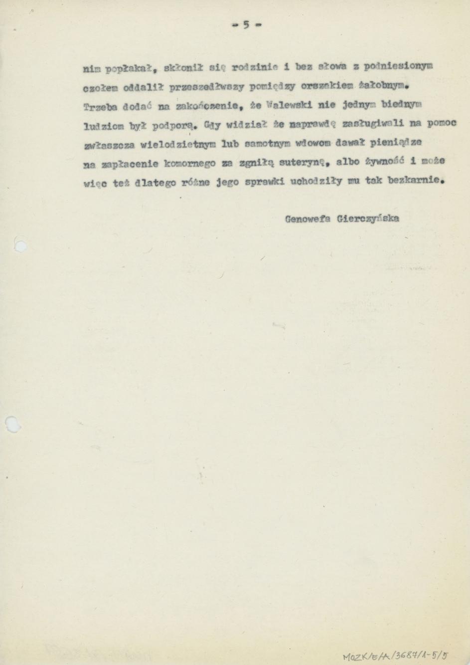 Opowieść o herszcie bandy Walewskim