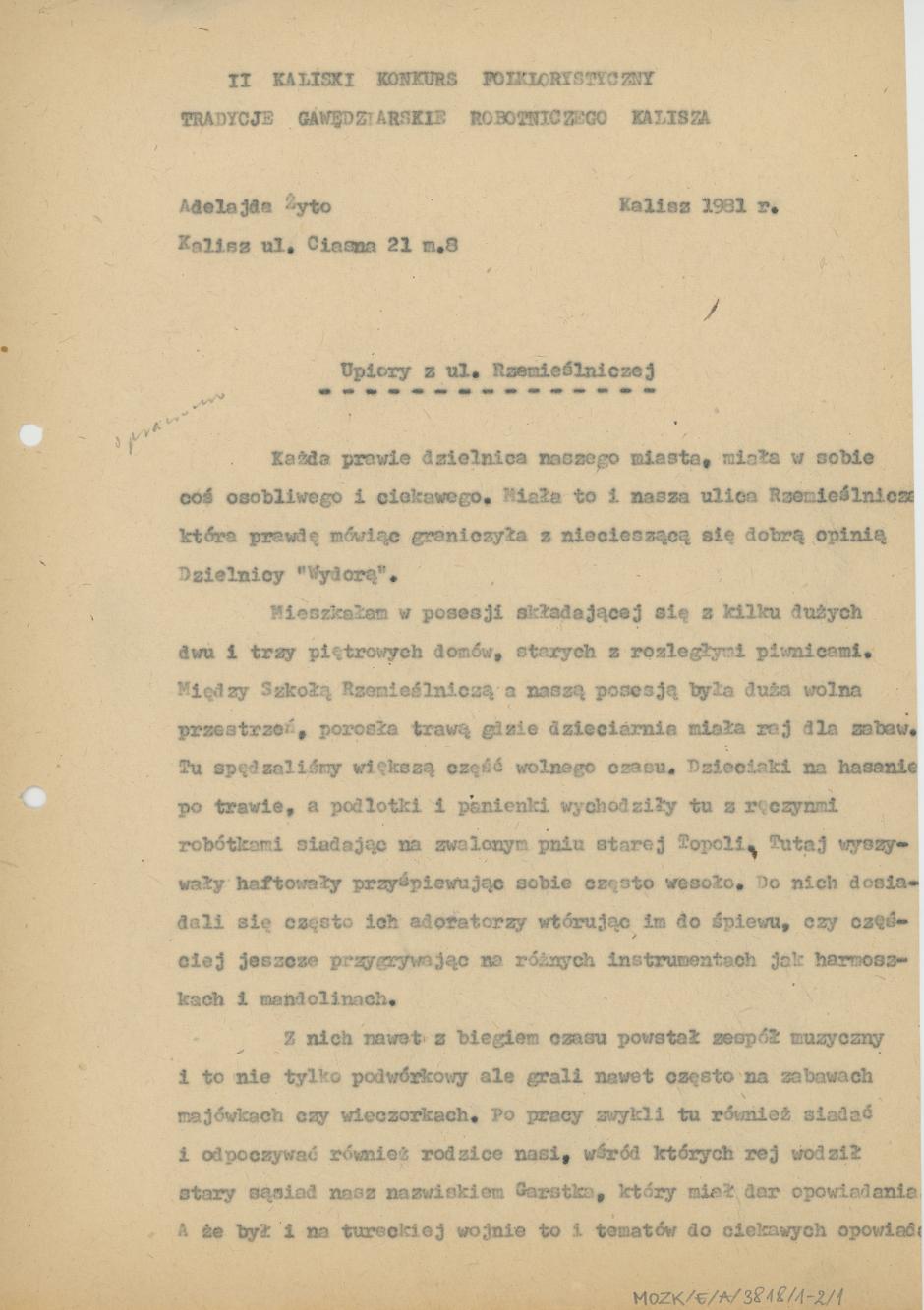 Upiory z ulicy Rzemieślniczej