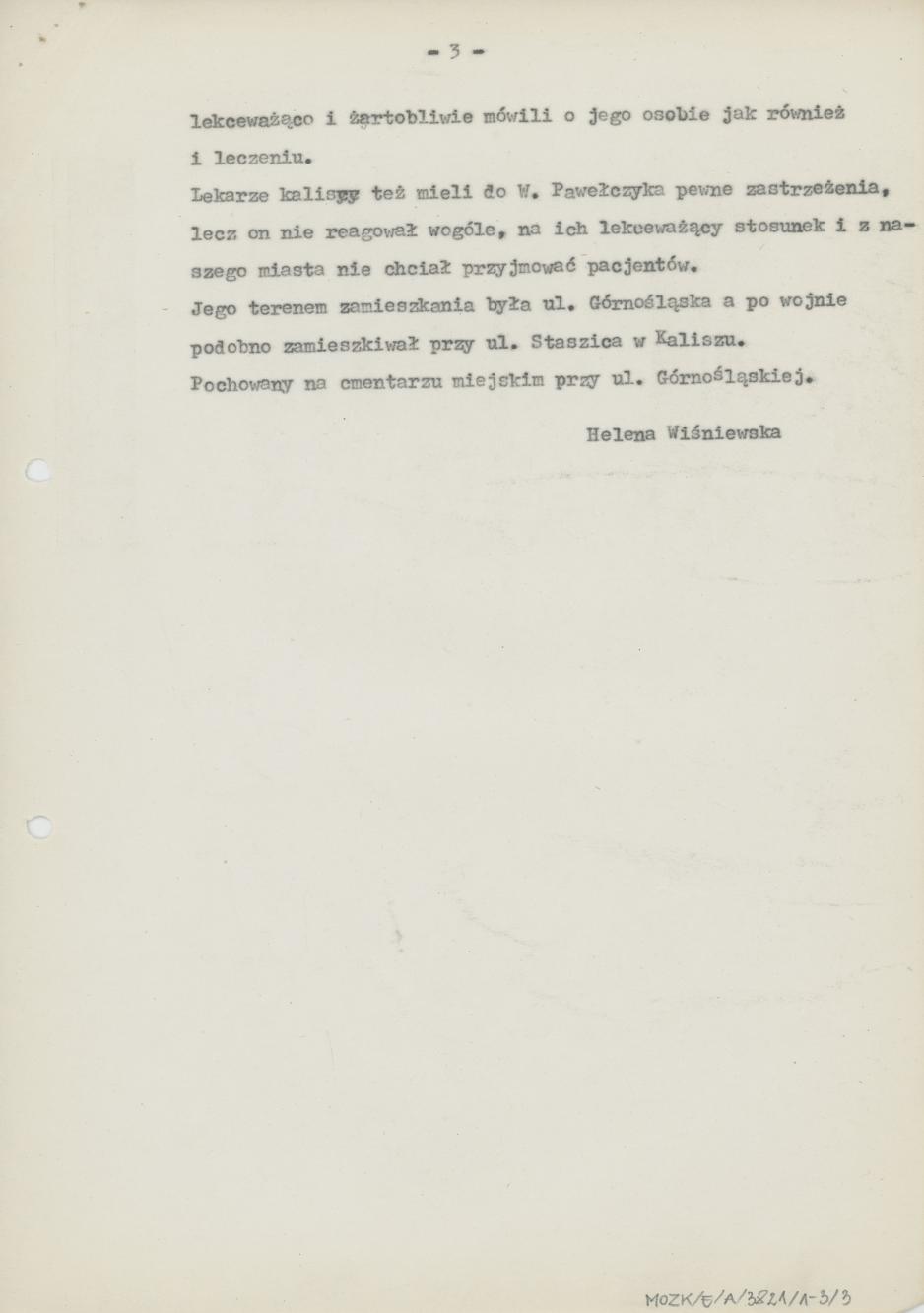 Popularny kaliszanin Wawrzyniec Pawełczyk