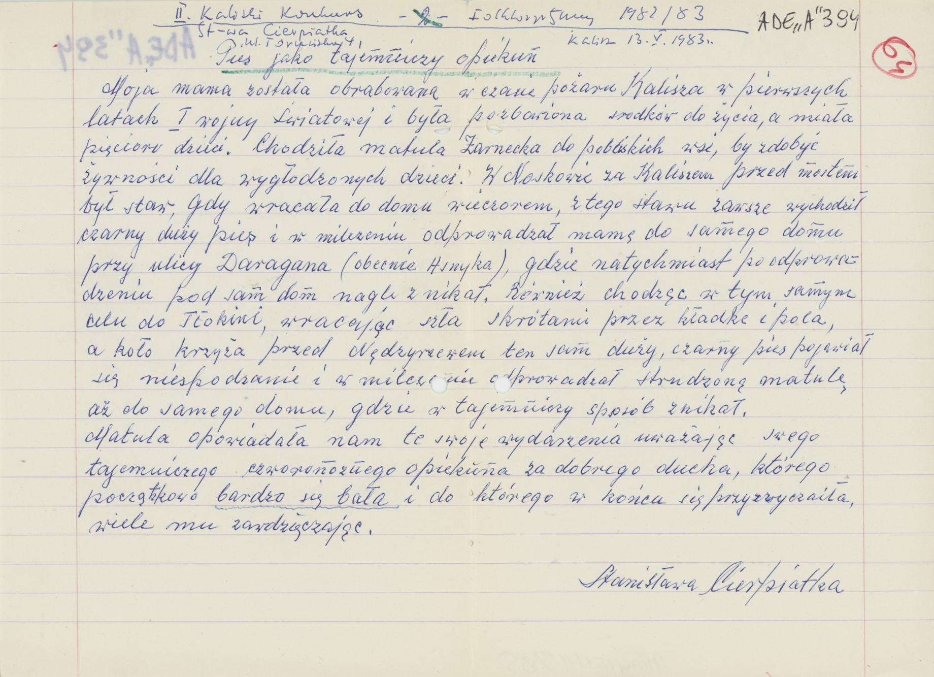 Pies jako tajemniczy opiekun