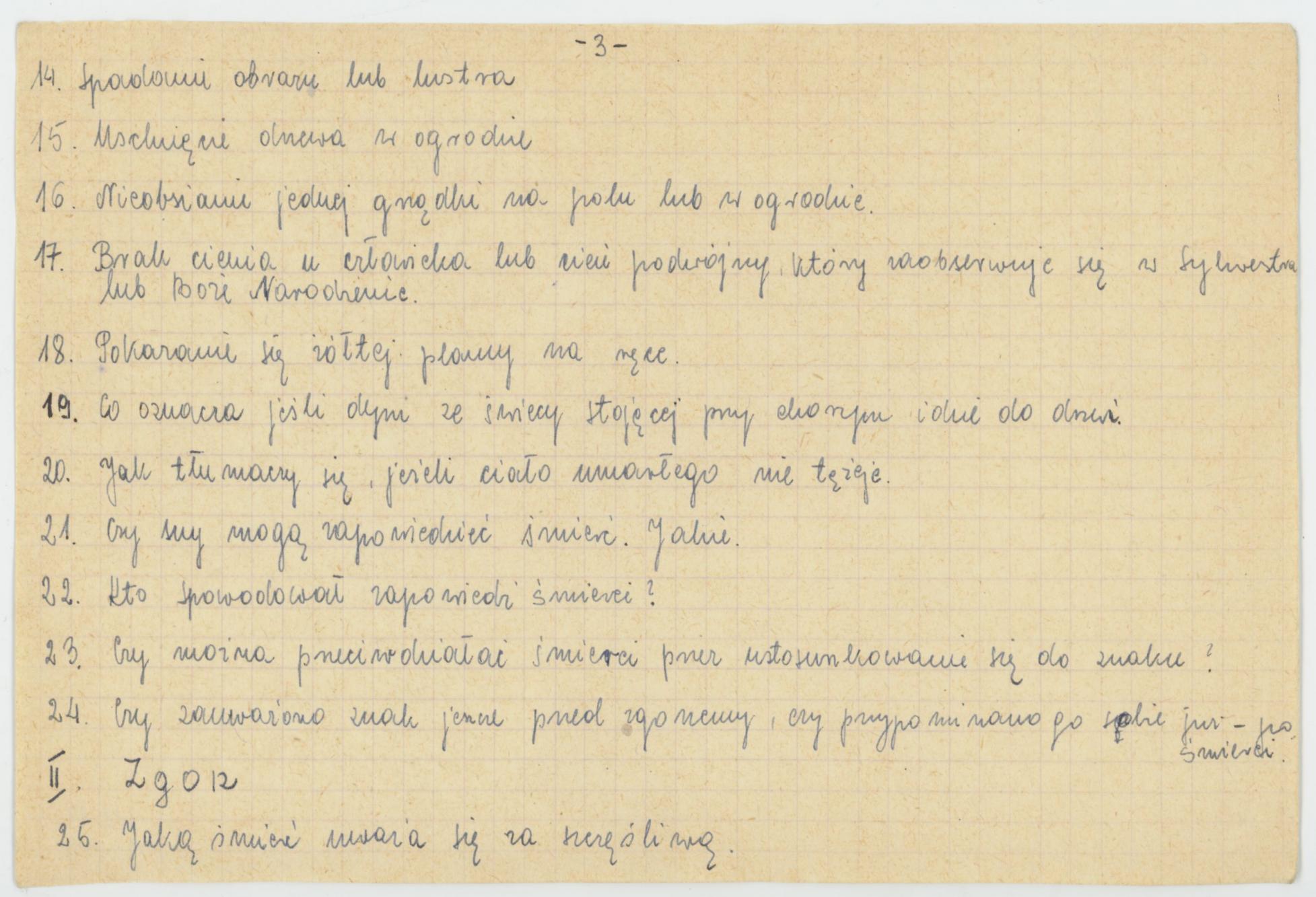 Obrządek pogrzebowy - wytyczne konkursu Koła Miłośników Folkloru Miasta Kalisza, cz. 1