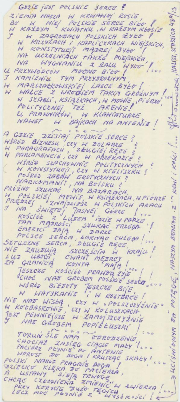 Gdzie jest polskie serce