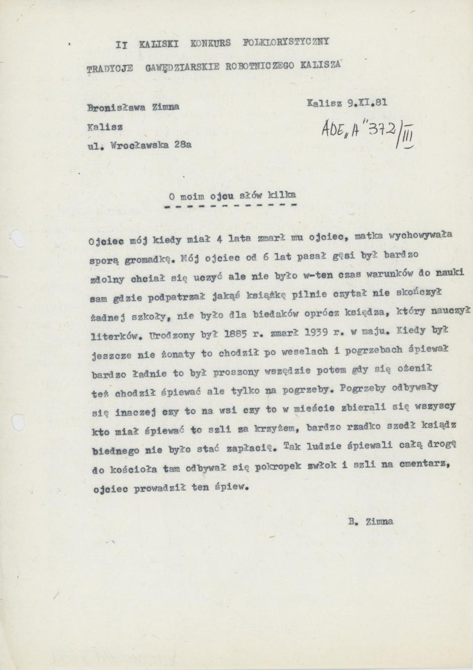 O moim ojcu słów kilka