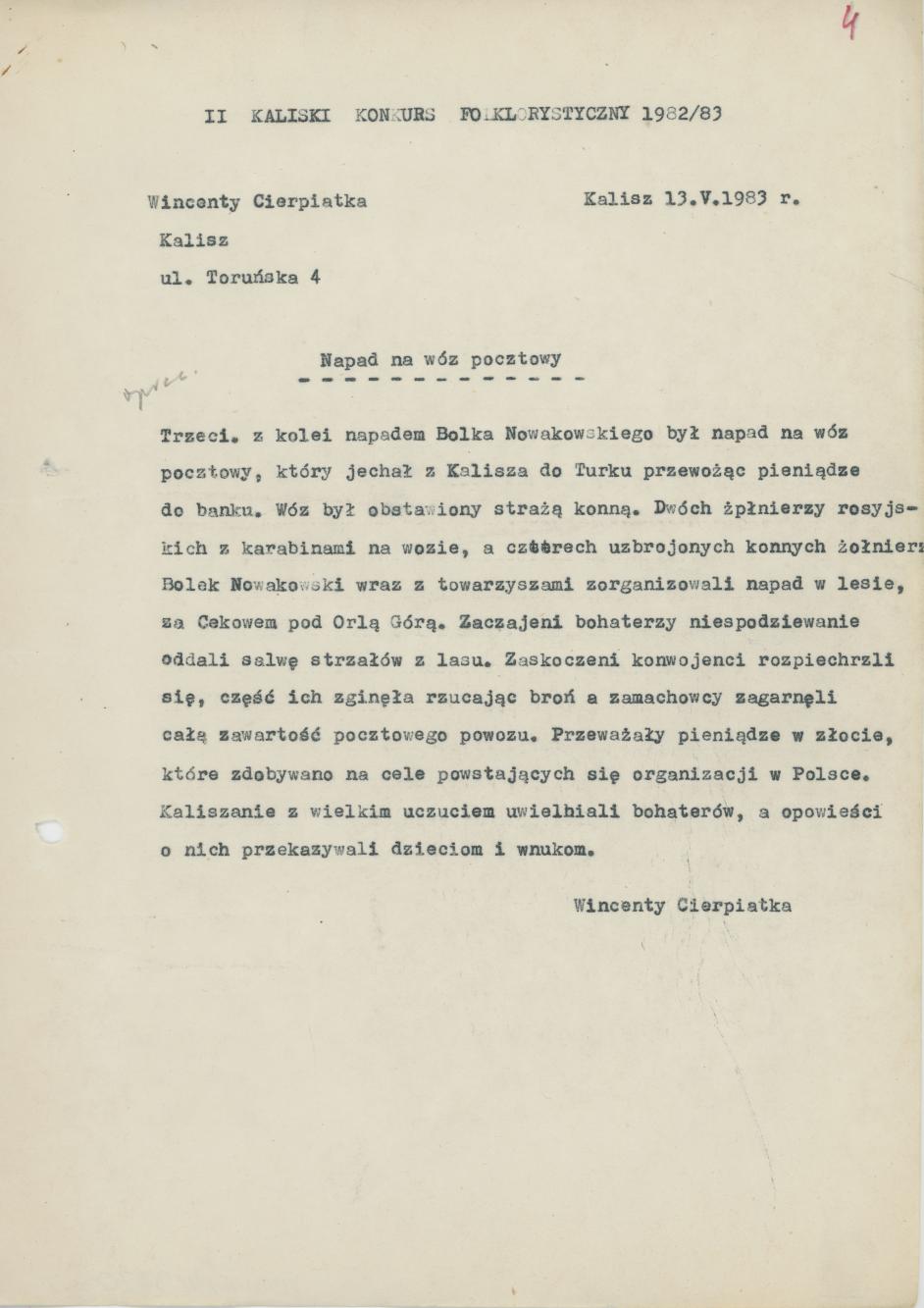 Napad na wóz pocztowy