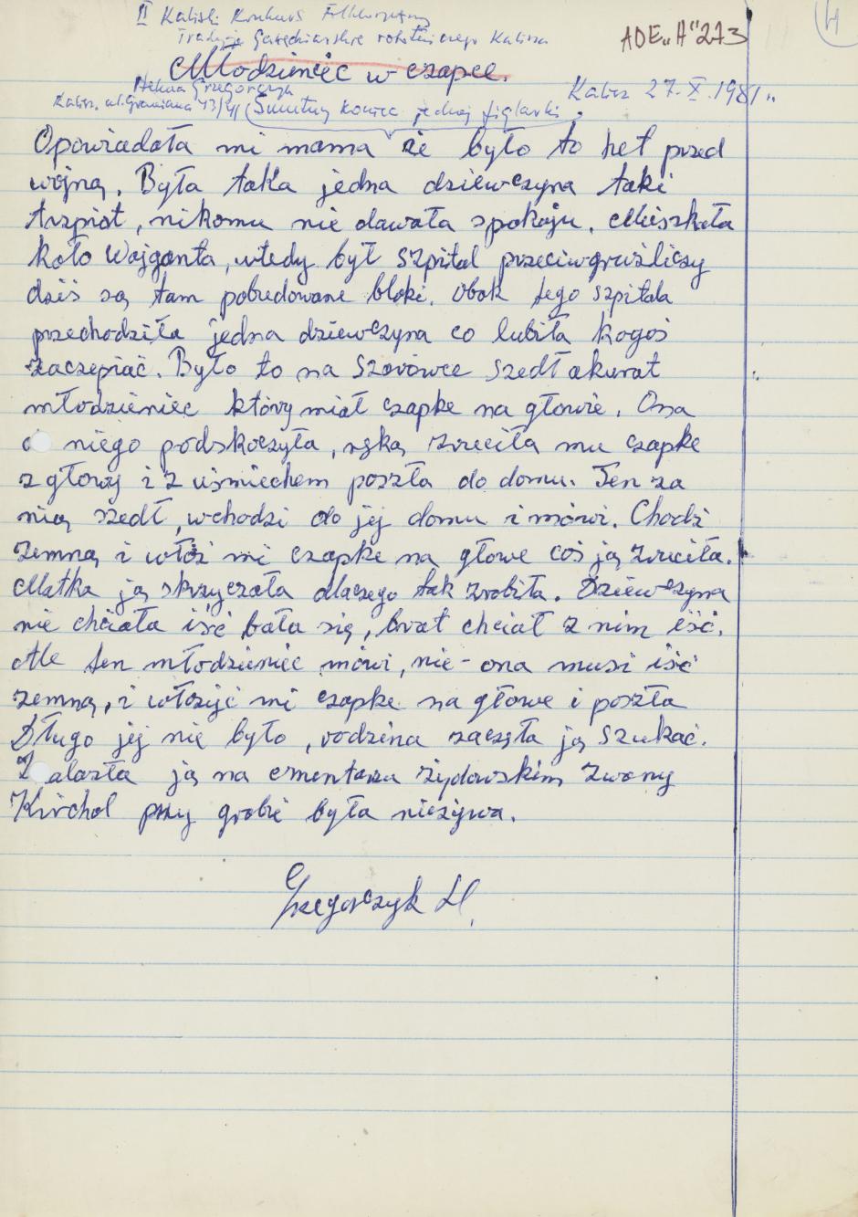 Smutny koniec jednej figlarki