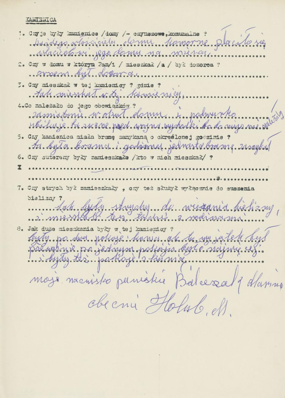 Ulica, podwórko, kamienica