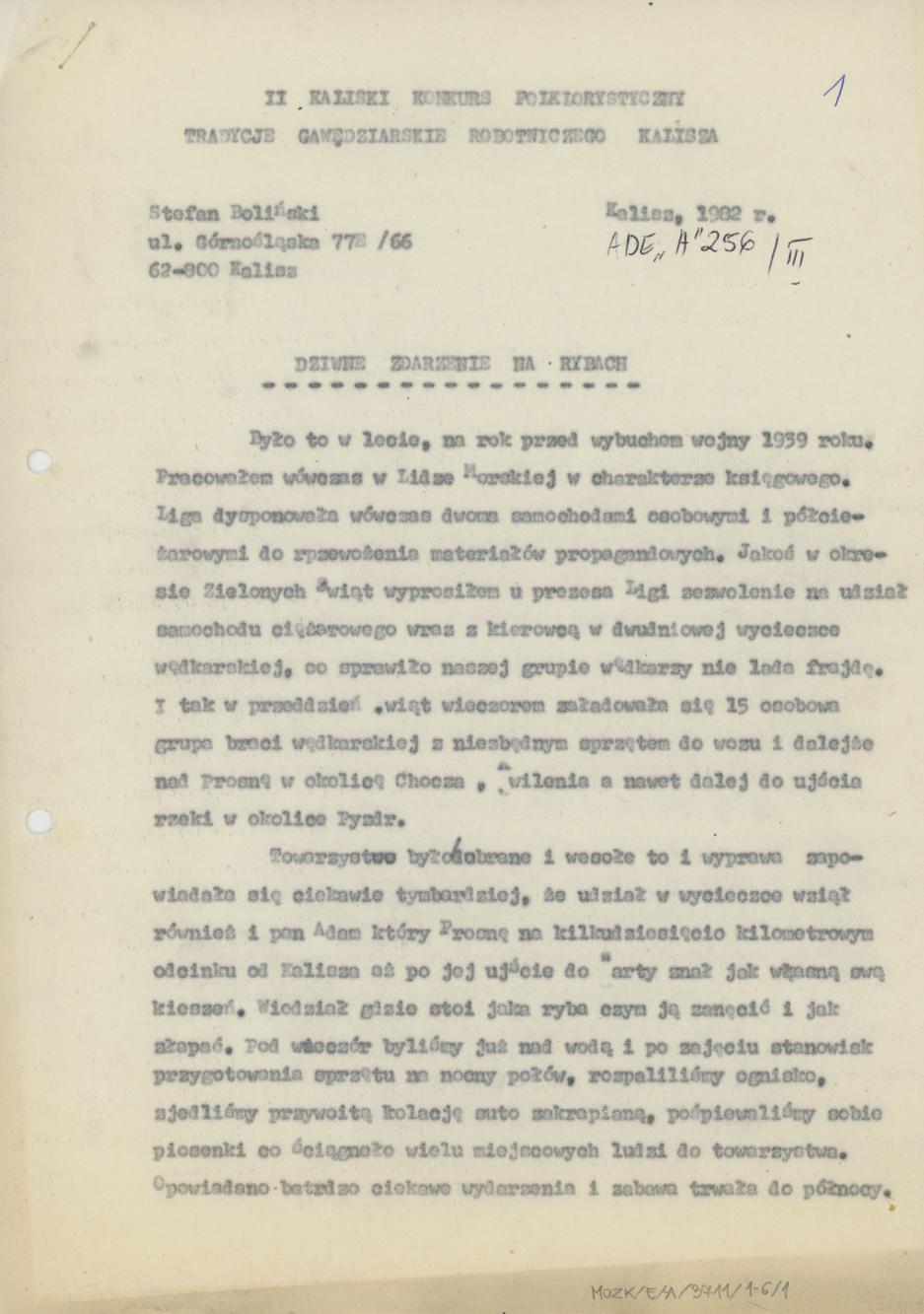 Dziwne zdarzenie na rybach