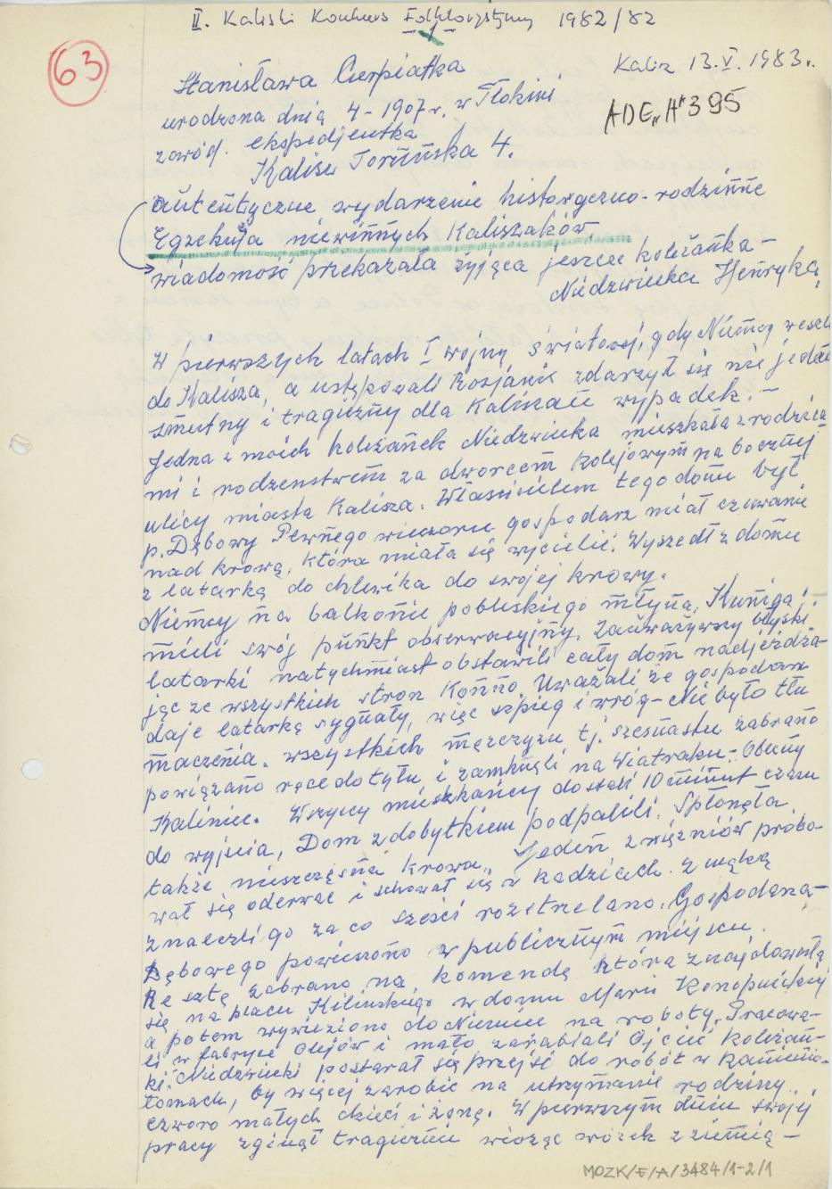 Egzekucja niewinnych kaliszaków