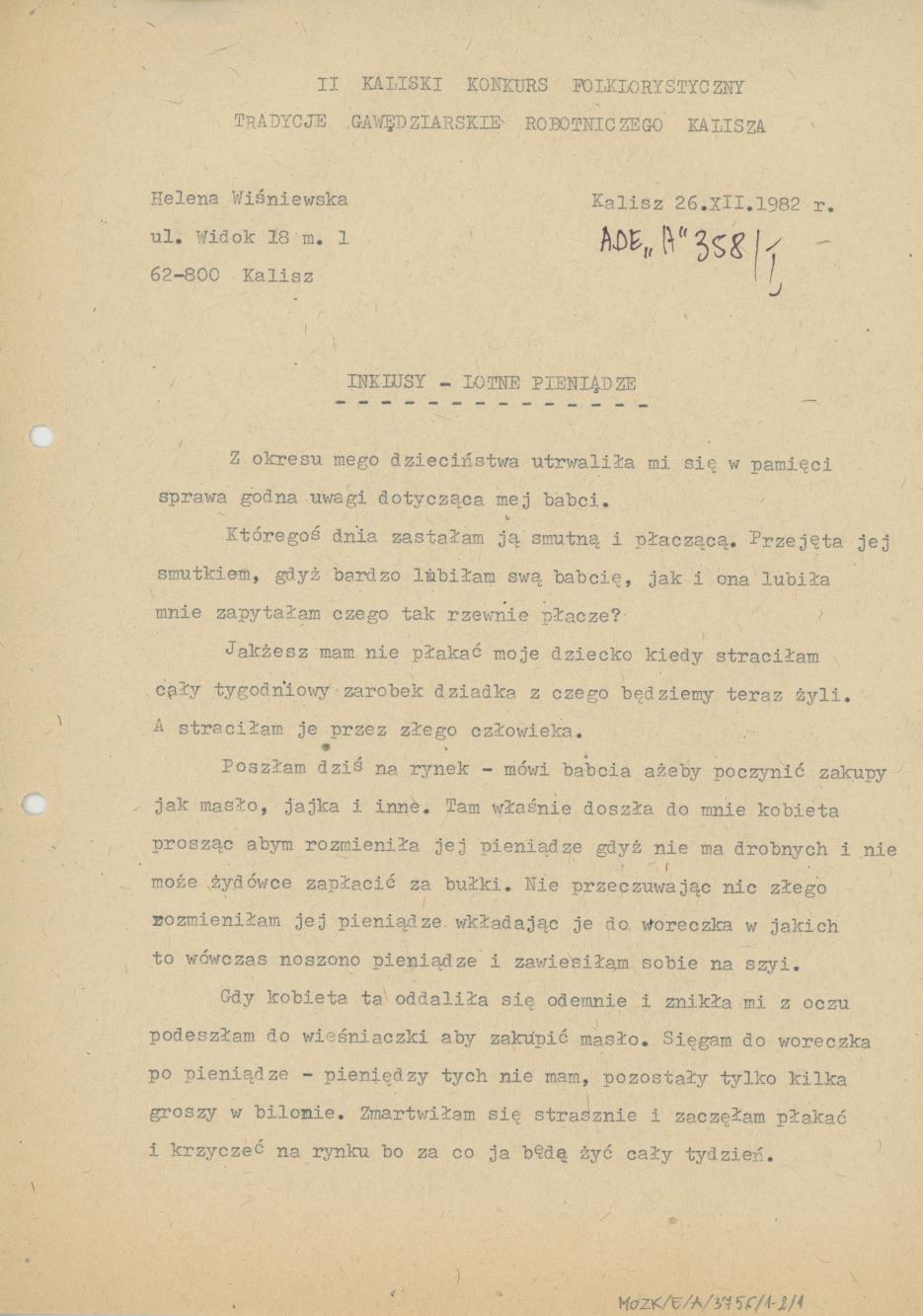 Inkluzy - lotne pieniądze