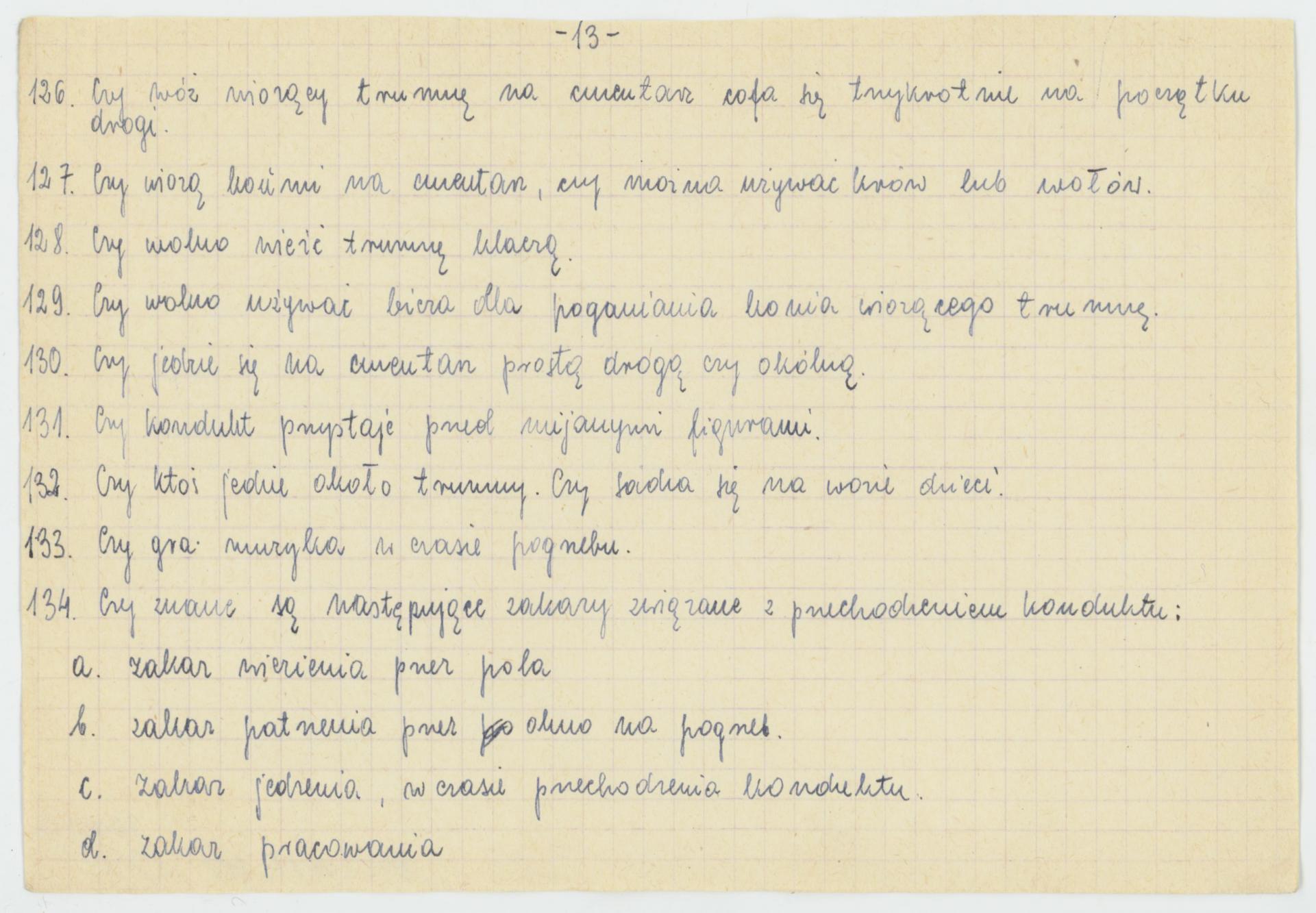 Obrządek pogrzebowy - wytyczne konkursu Koła Miłośników Folkloru Miasta Kalisza, cz. 2