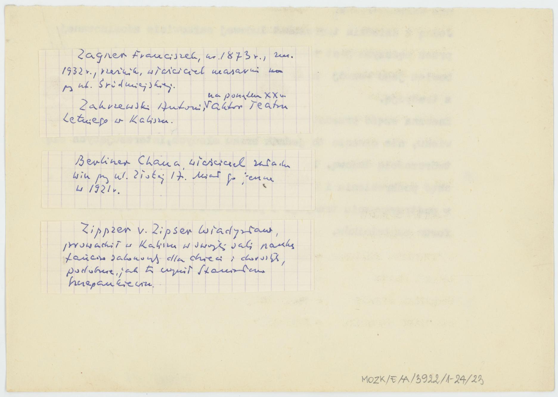 Biogramy postaci związanych z Kaliszem, cz. 2