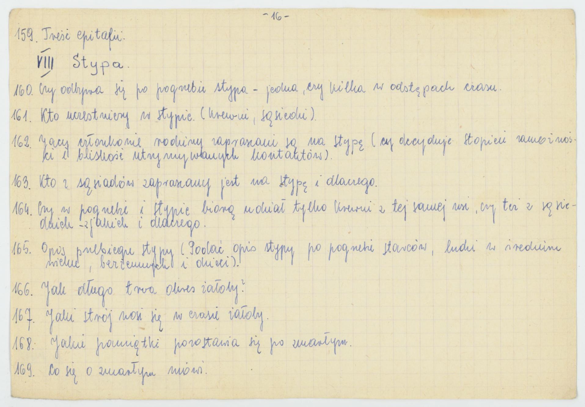 Obrządek pogrzebowy - wytyczne konkursu Koła Miłośników Folkloru Miasta Kalisza, cz. 2