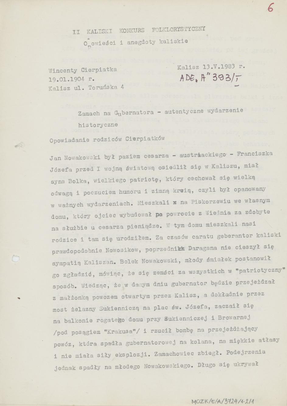 Zamach na Gubernatora