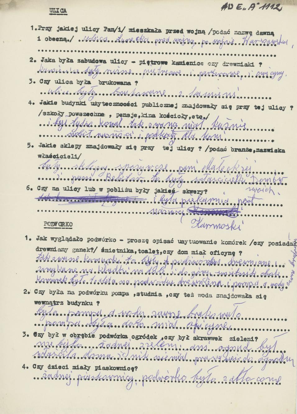 Ulica, podwórko, kamienica