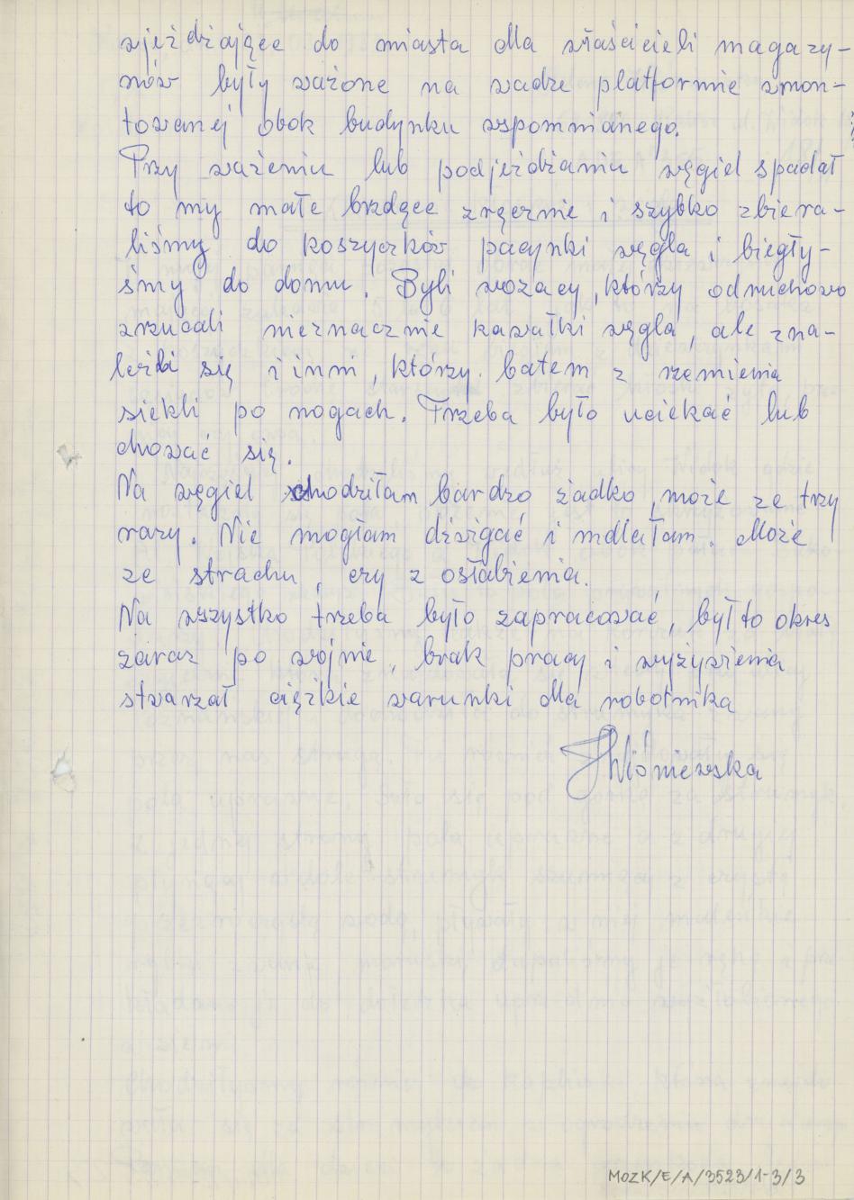 Zbieranie kłosków i węgla