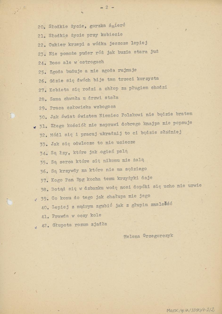 Przysłowia staropolskie