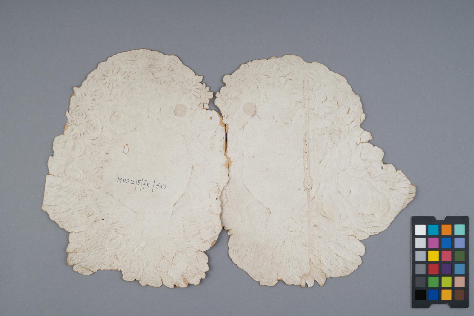 Główki aniołów papierowe