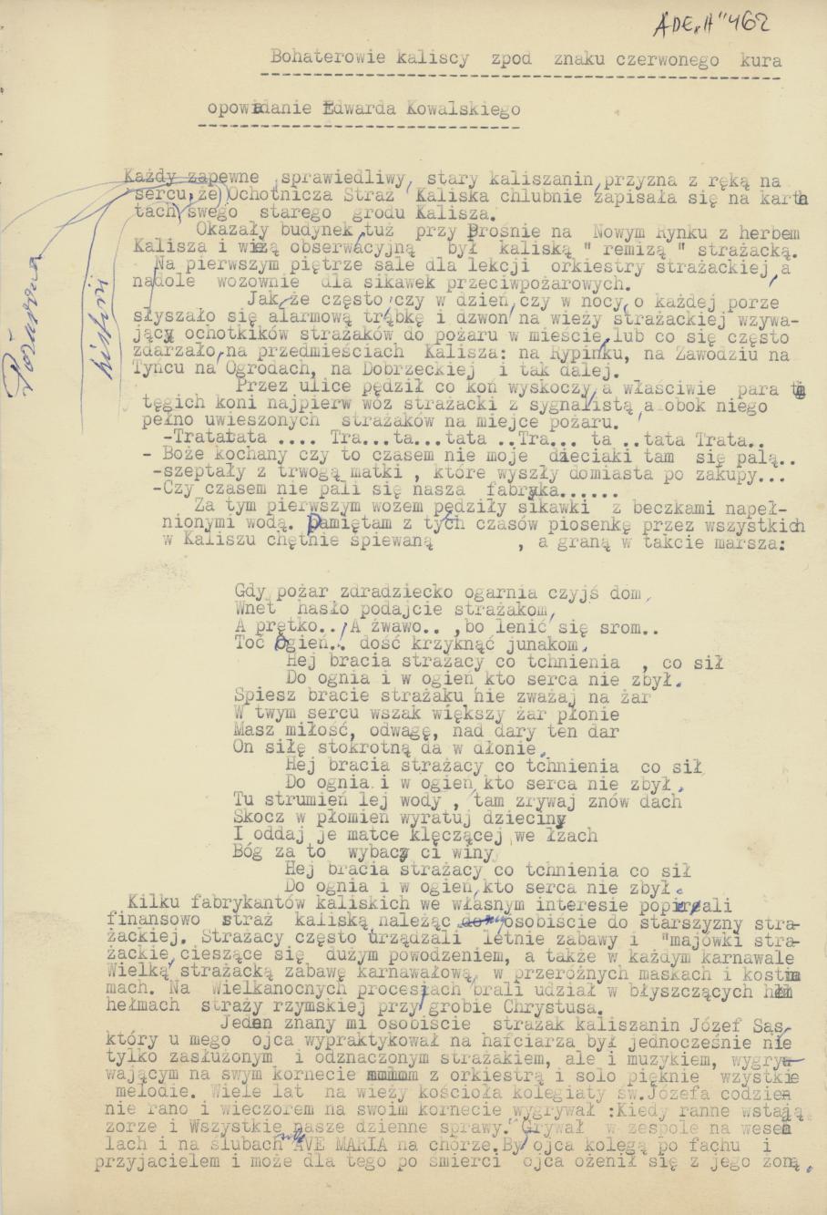 Bohaterowie kaliscy spod znaku czerwonego kura