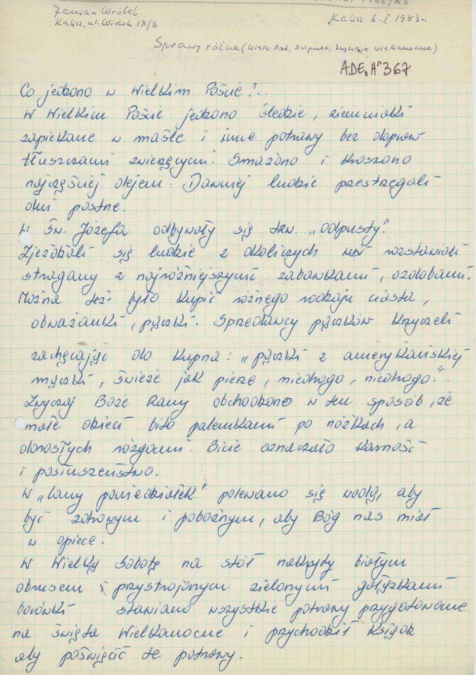 Wielki Post, odpust, zwyczaje wielkanocne