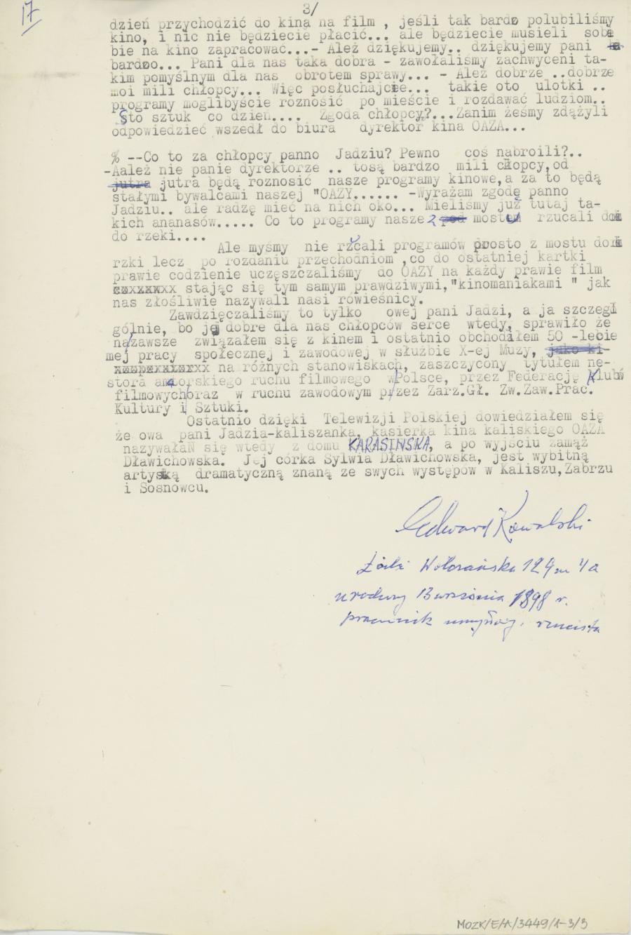 Pierwsze kina w Kaliszu