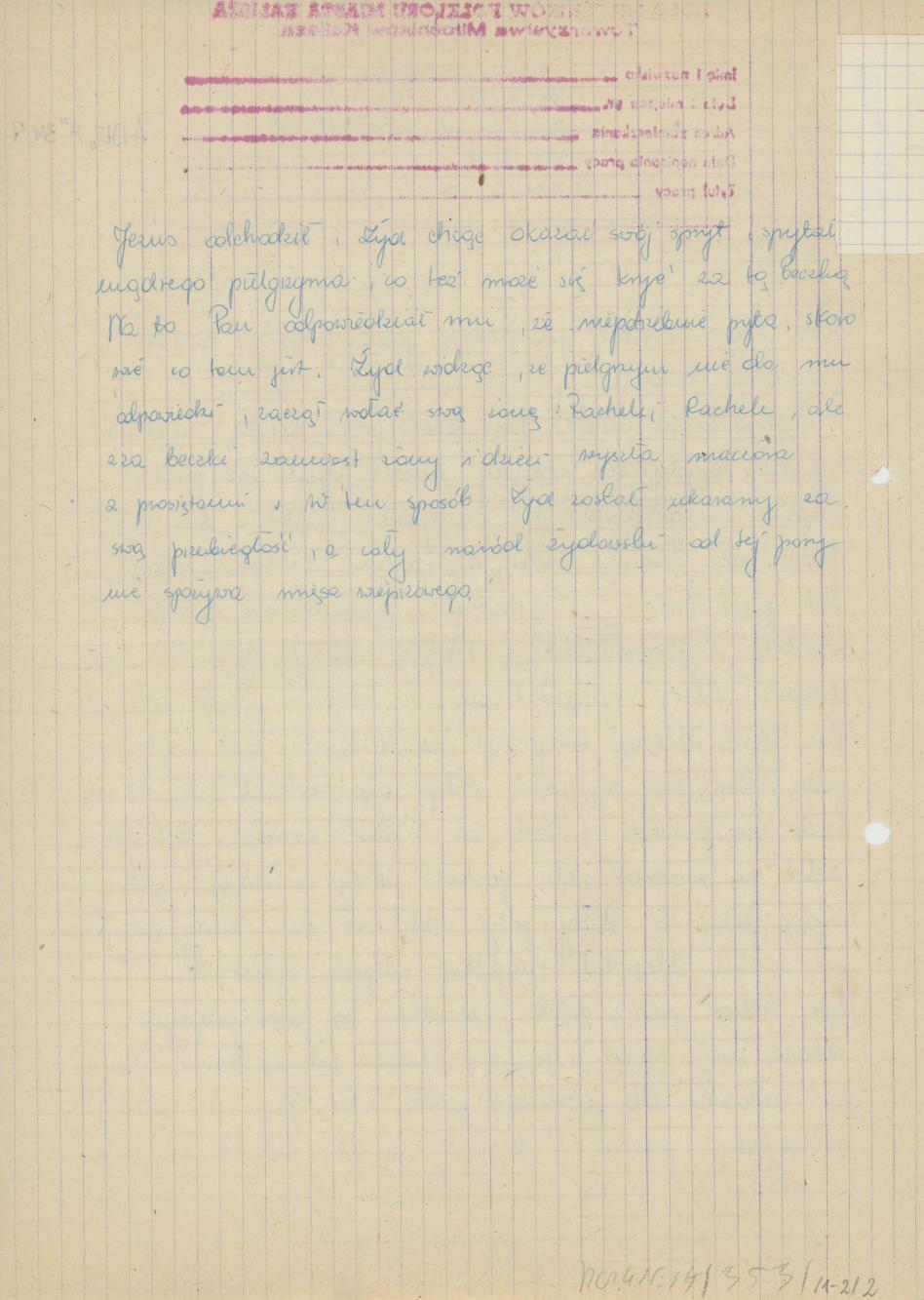 Opowiadanie o Jezusie