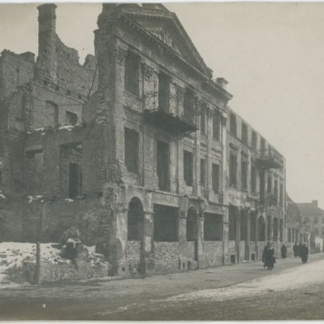 Rynek Główny w Kaliszu po zburzeniu miasta
