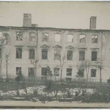 Ruiny zburzonego Kalisza