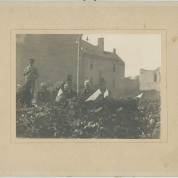 Przemawiający prezydent Kalisza Jan Michalski