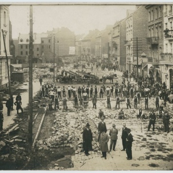 Brukowanie Głównego Rynku w Kaliszu