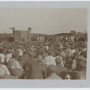 Scena w obozie jenieckim w Szczypiornie