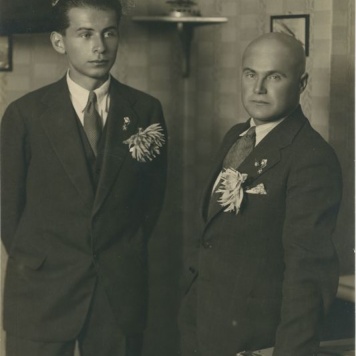 Portret Franciszka Żwirki i Stanisława Wigury