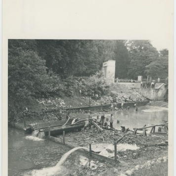 Regulacja Prosny w parku miejskim w Kaliszu