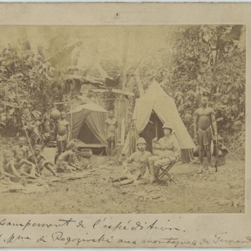 Portret Stefana Szolc-Rogozińskiego z żoną Heleną na wyspie Fernando Poo