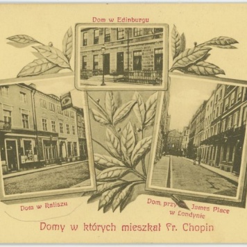  Domy w których mieszkał Fr. Chopin