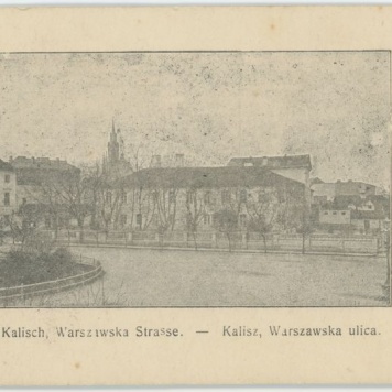 Kalisch, Warszawska Strasse. - Kalisz, Warszawska ulica