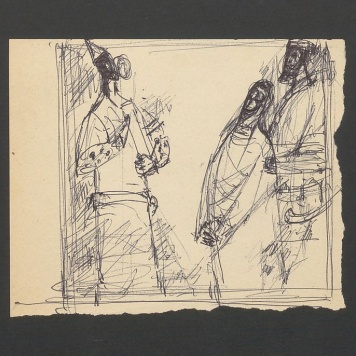 Szkic do inscenizacji Bertolda Brechta (?)