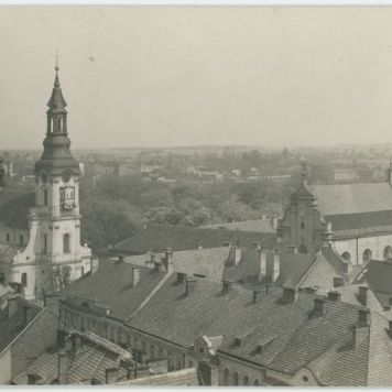 Widok z wieży ratuszowej, Kalisz