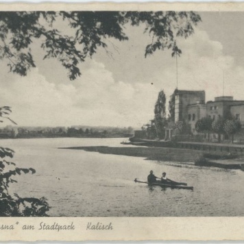 Die "Prosna" am Stadtpark, Kalisz