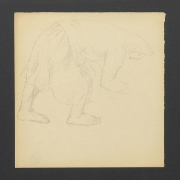 Kobieta szlembarska; Szkic